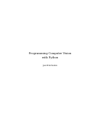 Programming Computer Vision with Python.pdf